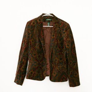 Vintage Ralph Lauren Velvet Blazer